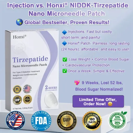 Honxi® NIDDK-Tirzepatide Nano Microneedle Patch
